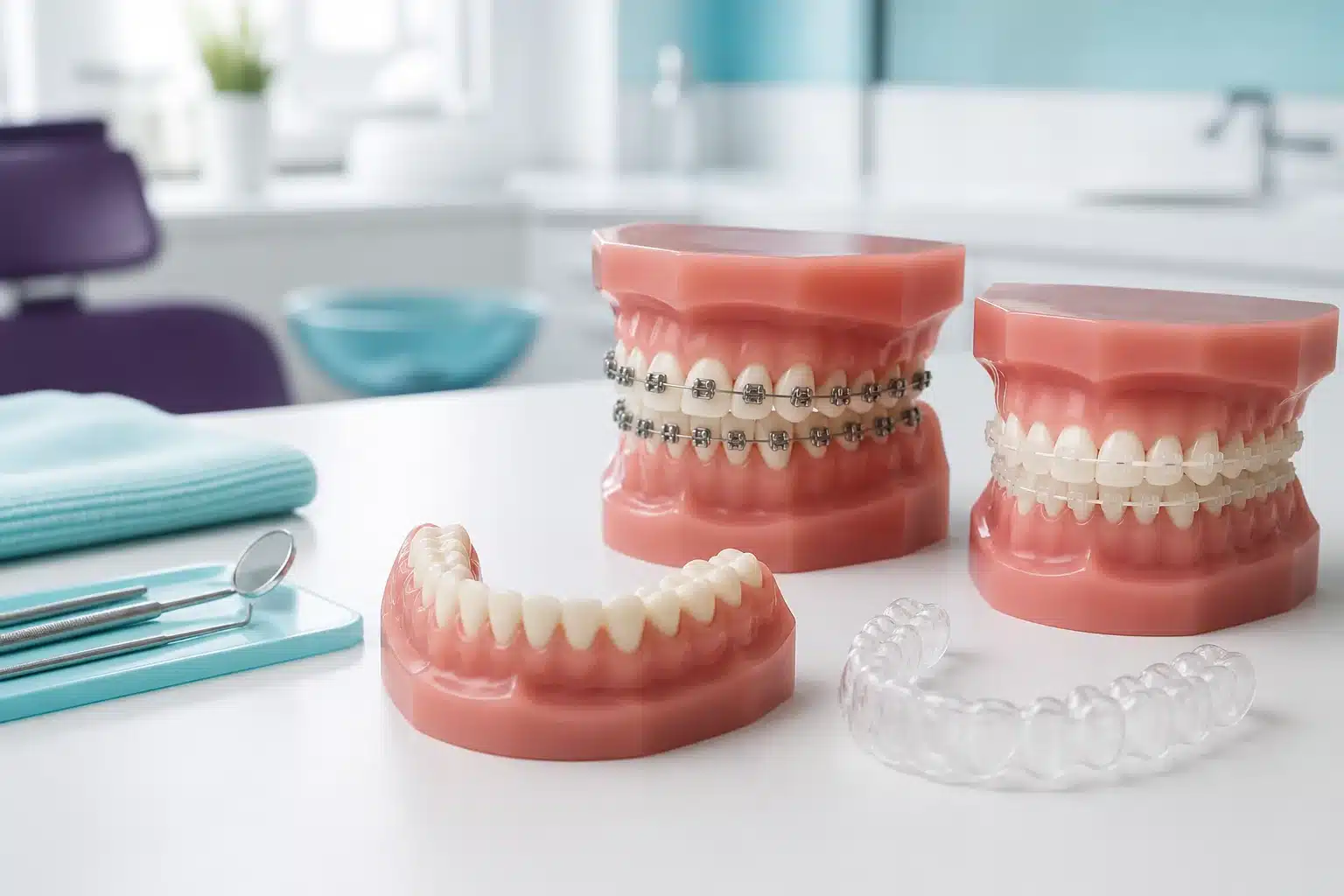 Orthodontic Treatment Guide: 7 Proven Planning Tips 1 Orthodontic treatment guide comparing braces and clear aligners